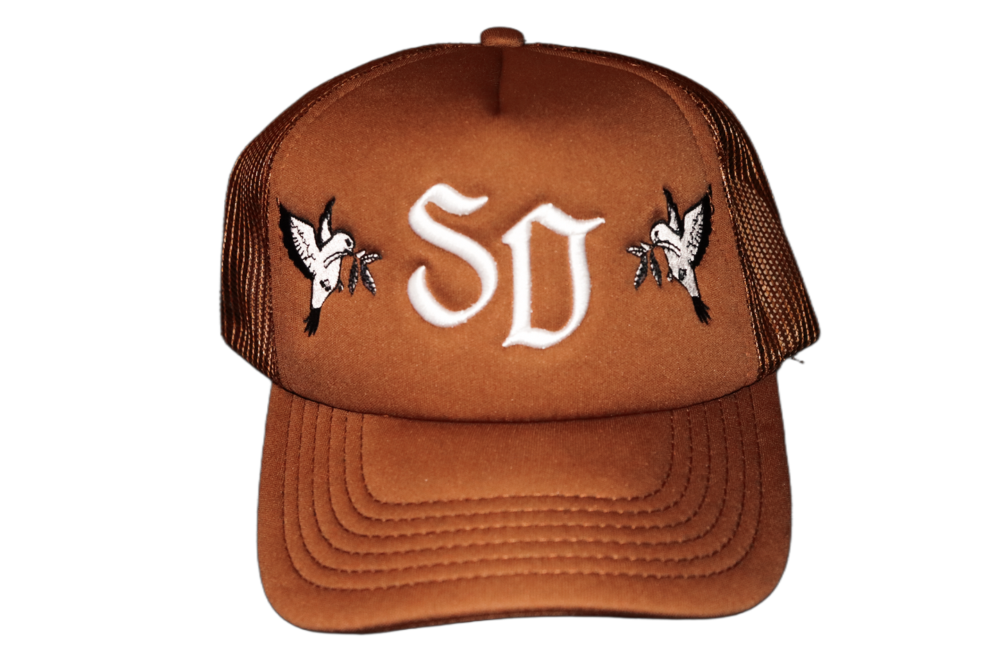 STRAIT DRIP" SD" TRUCKER HAT BROWN